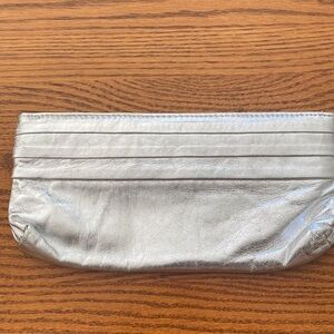 Lauren Merkin Silver Clutch Bag New with Tag!